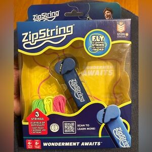 Wonderment Awaits Kids Toy - Blue with Green/Yellow/Pink Strings